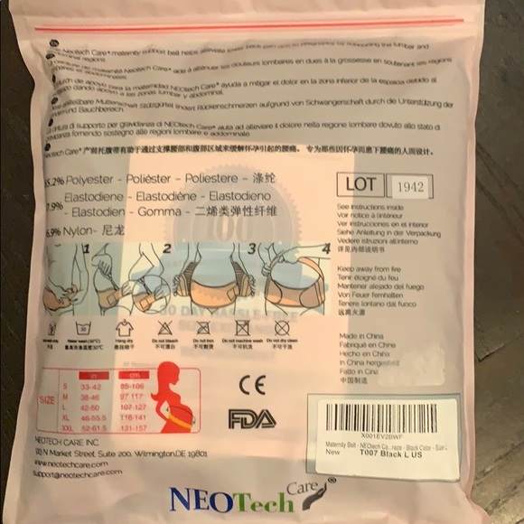 NEOTECH PREGNANCY BACK BELT - Picture 3 of 5